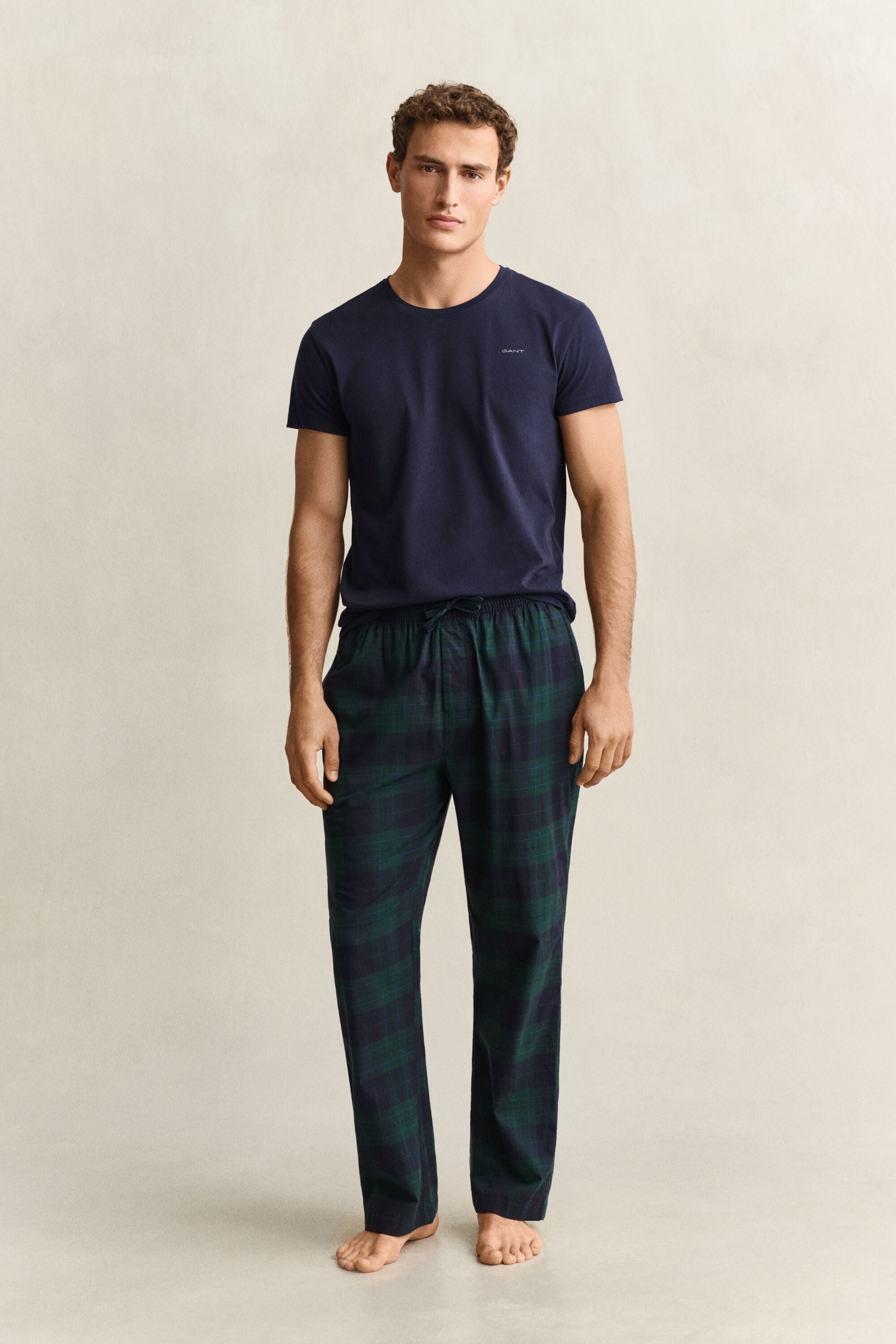 Pantalones de pijama de franela a cuadros
