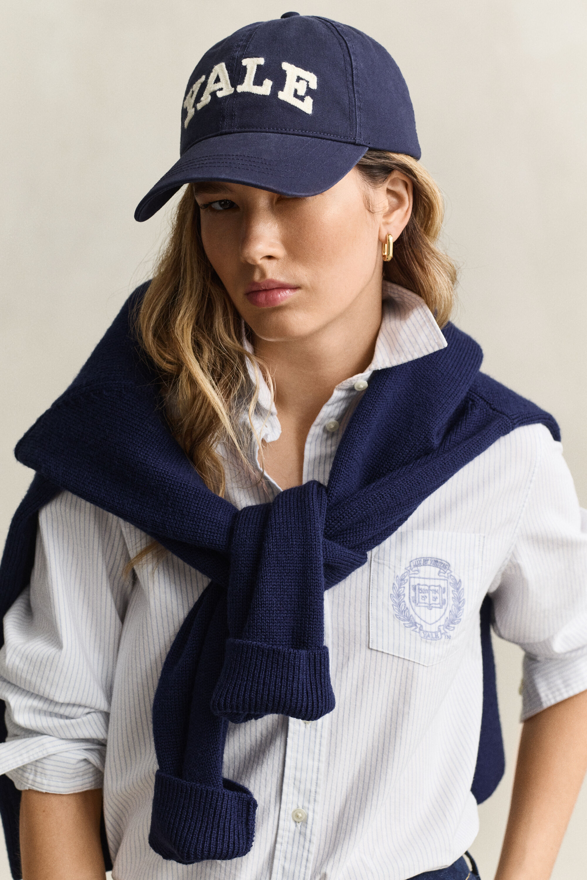Camisa Oxford de rayas Gant x Yale