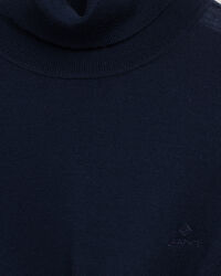 Jersey con cuello de cisne en lana merino lavable