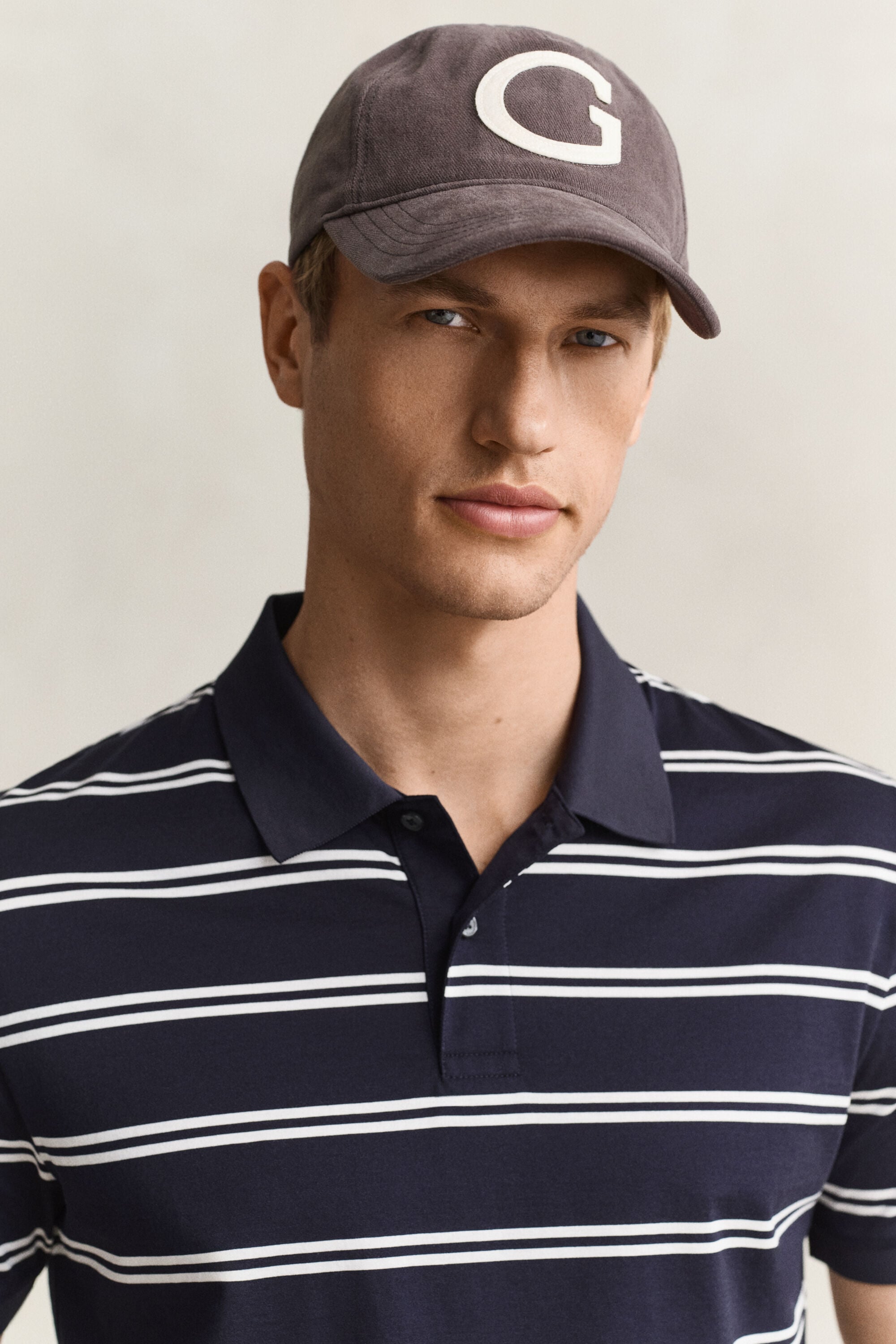 Polo de algodón pima a rayas