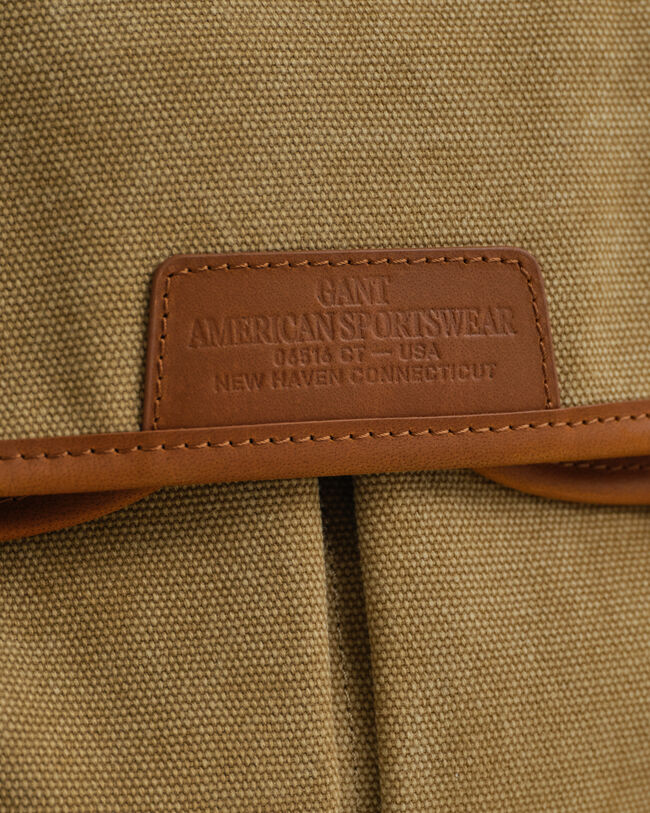 Bolso estilo pescador en lona lavada