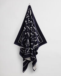 Toalla de playa con estampado Letter 100&nbsp;&times;&nbsp;180