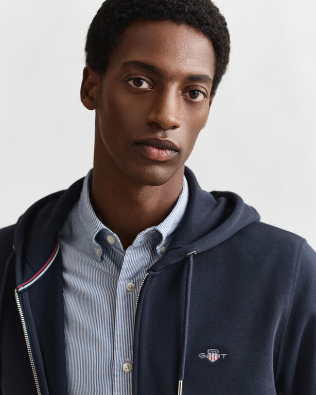 Sudadera con capucha y cremallera Shield