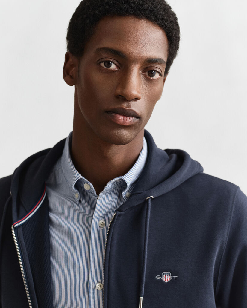 Sudadera con capucha y cremallera Shield