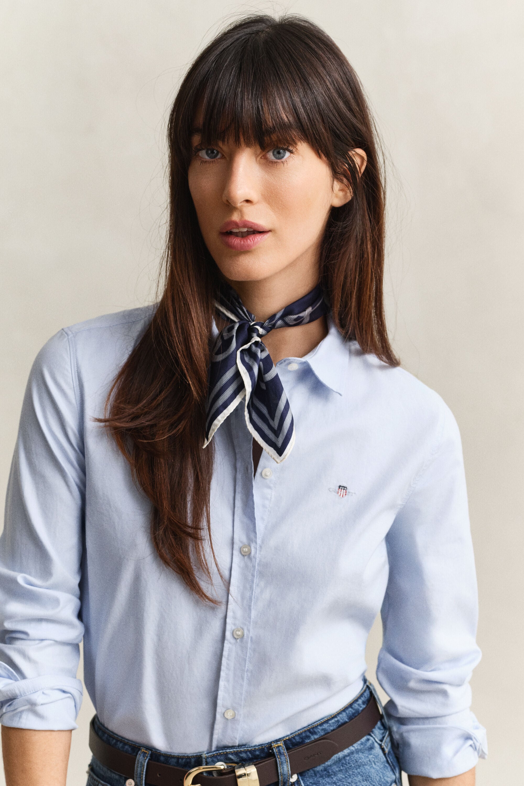 Camisa Oxford Slim Fit clásica y elástica