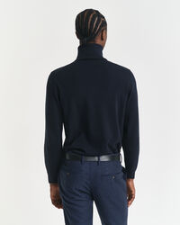 Jersey clásico de algodón con cuello de cisne