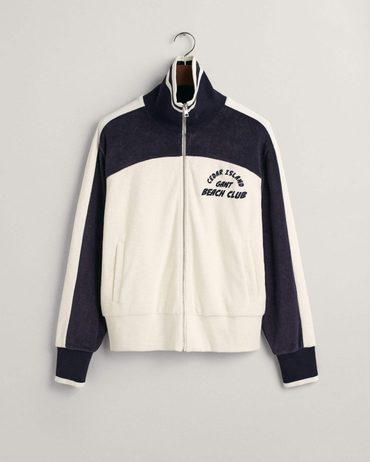 Chaqueta Terry Cloth con cremallera