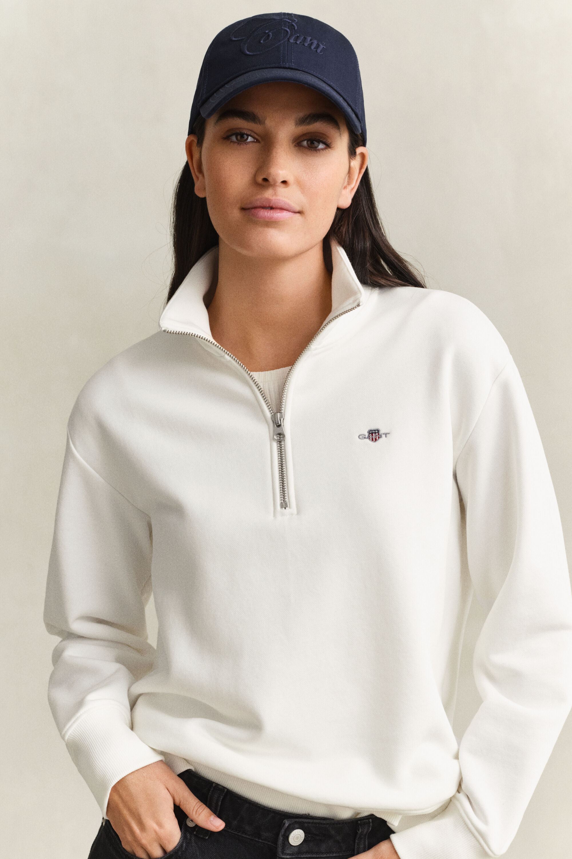 Sudadera Shield con media cremallera