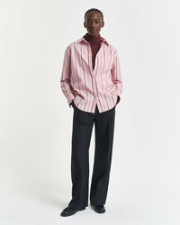 Top ligero de algodón con cuello de cisne