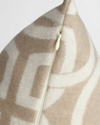 Cojín de lana Monogram