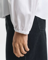 Blusa de satén de algodón