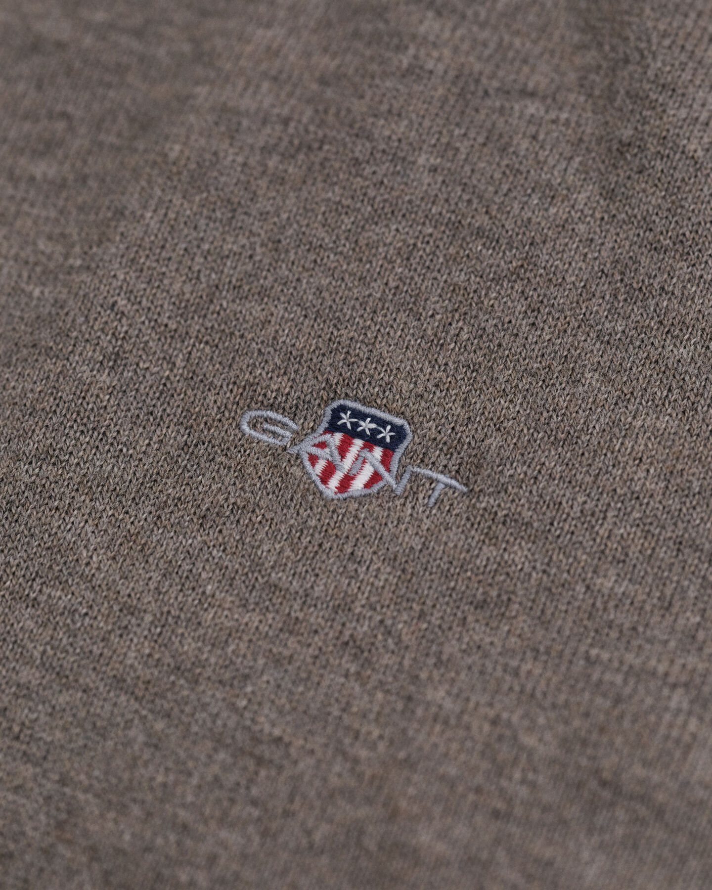 Jersey de algodón y lana con cuello de cisne