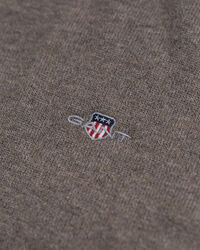 Jersey de algodón y lana con cuello de cisne