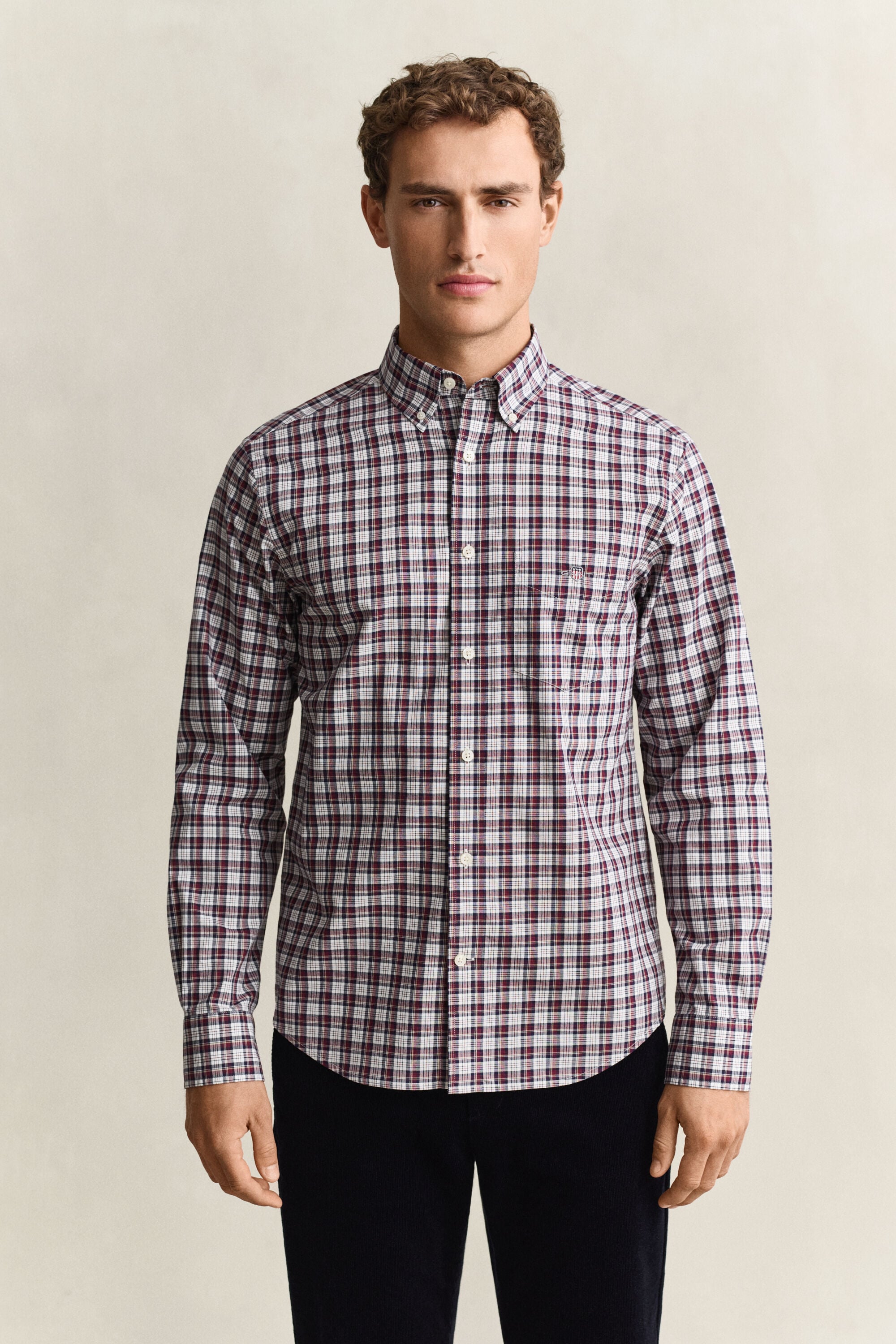Camisa de popelina a cuadros