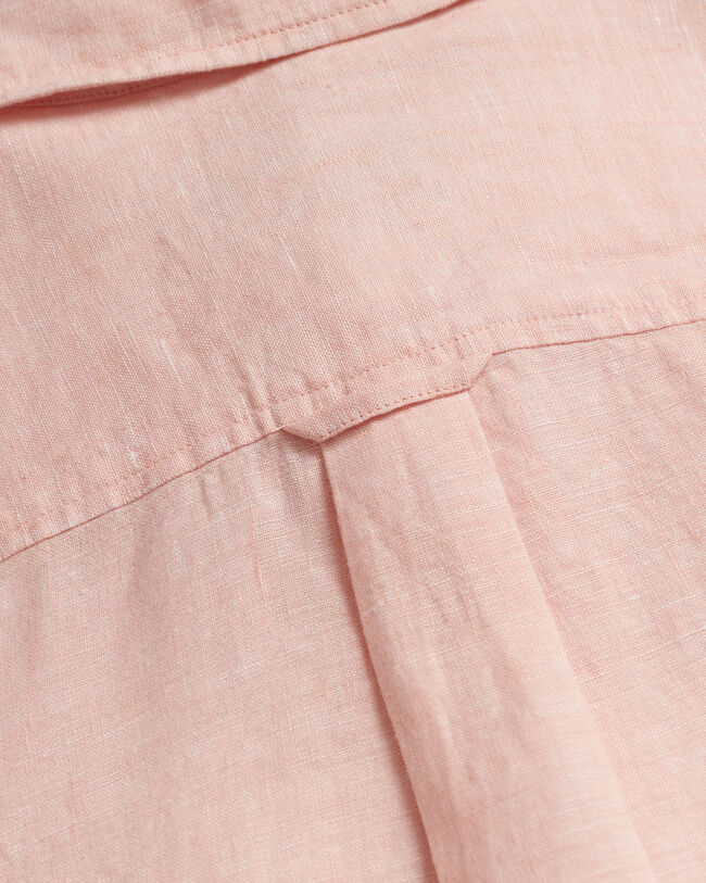 Camisa Regular Fit de cambray de lino