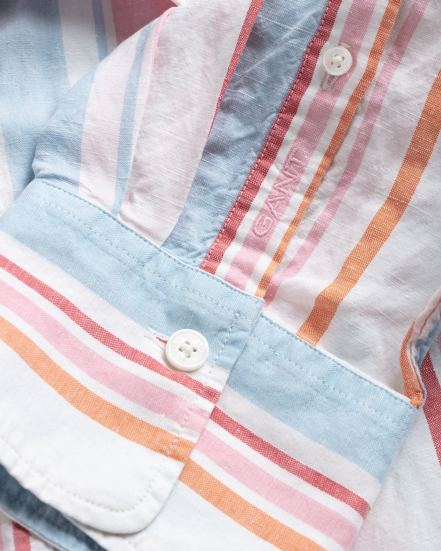 Camisa extragrande con varios diseños de rayas