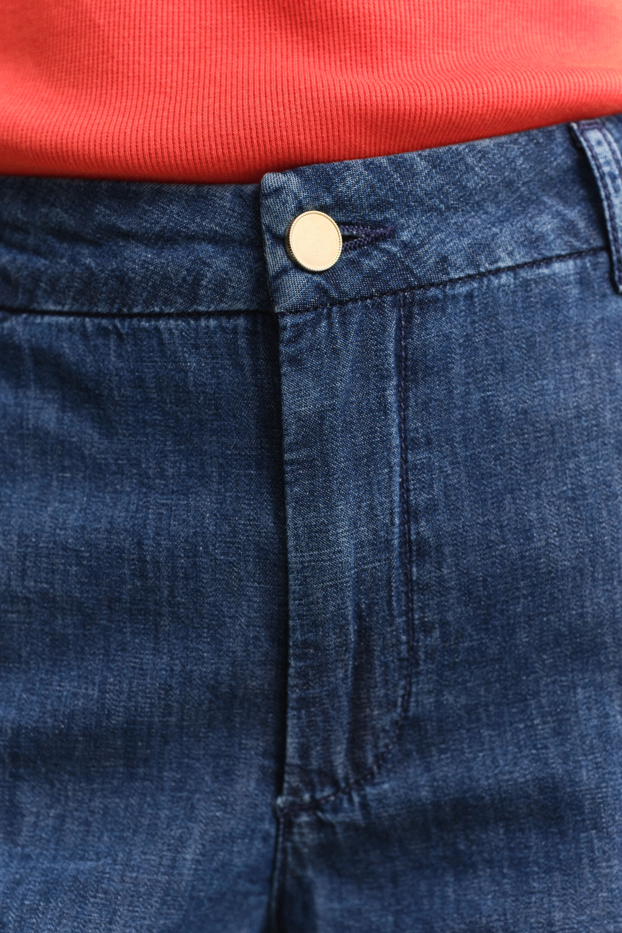 Vaqueros de algodón y lino