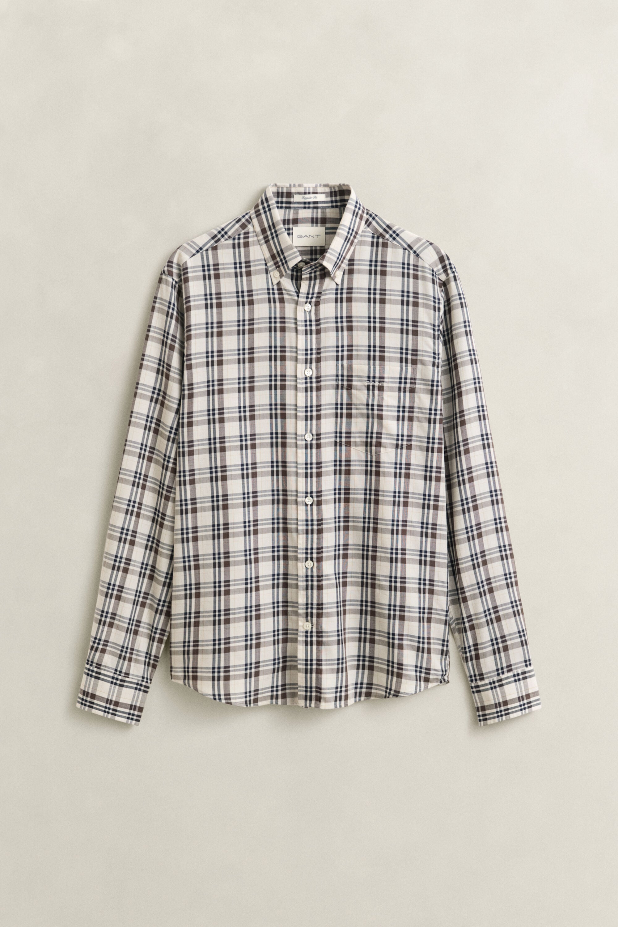 Camisa de sarga a cuadros