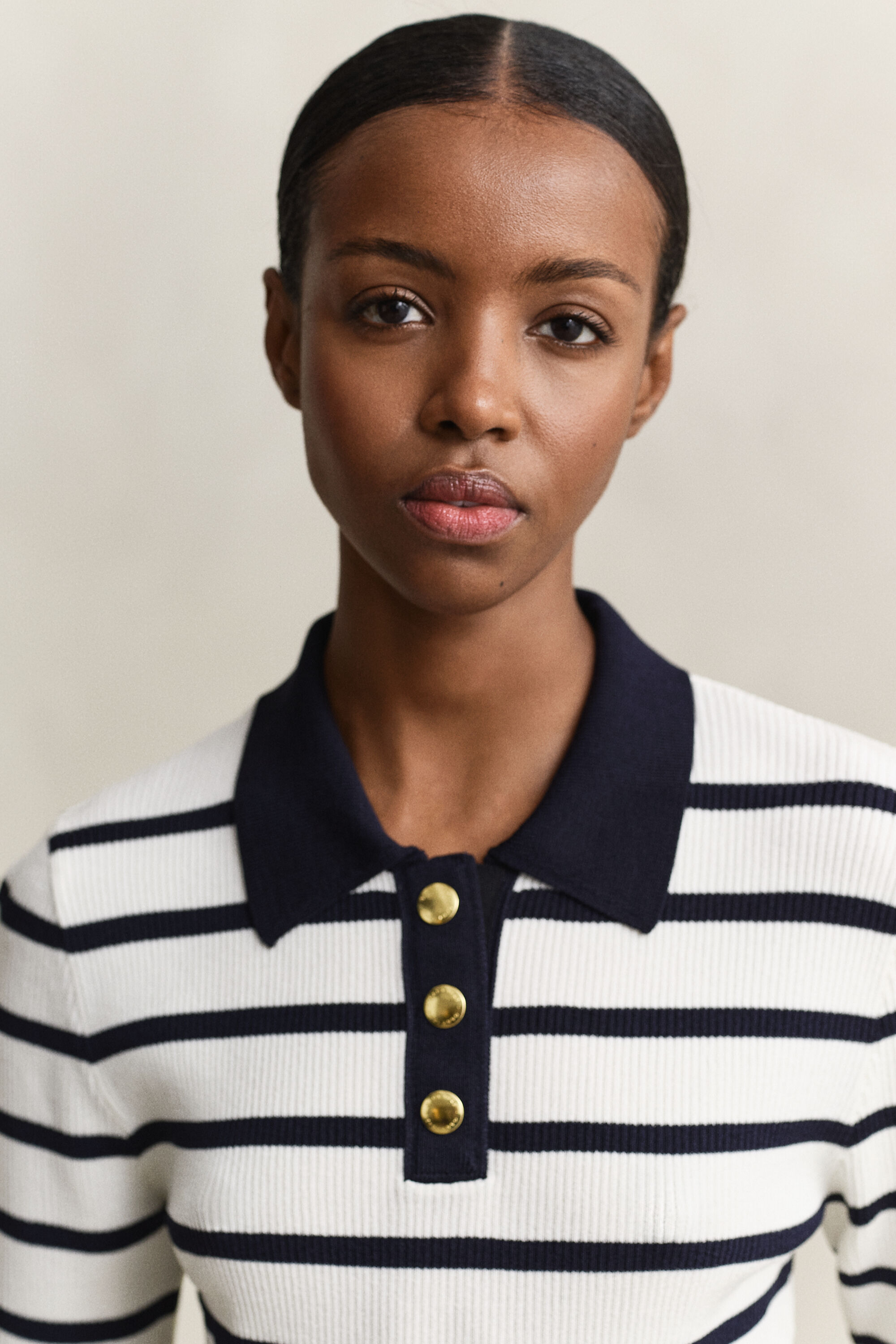 Rugger de punto a rayas