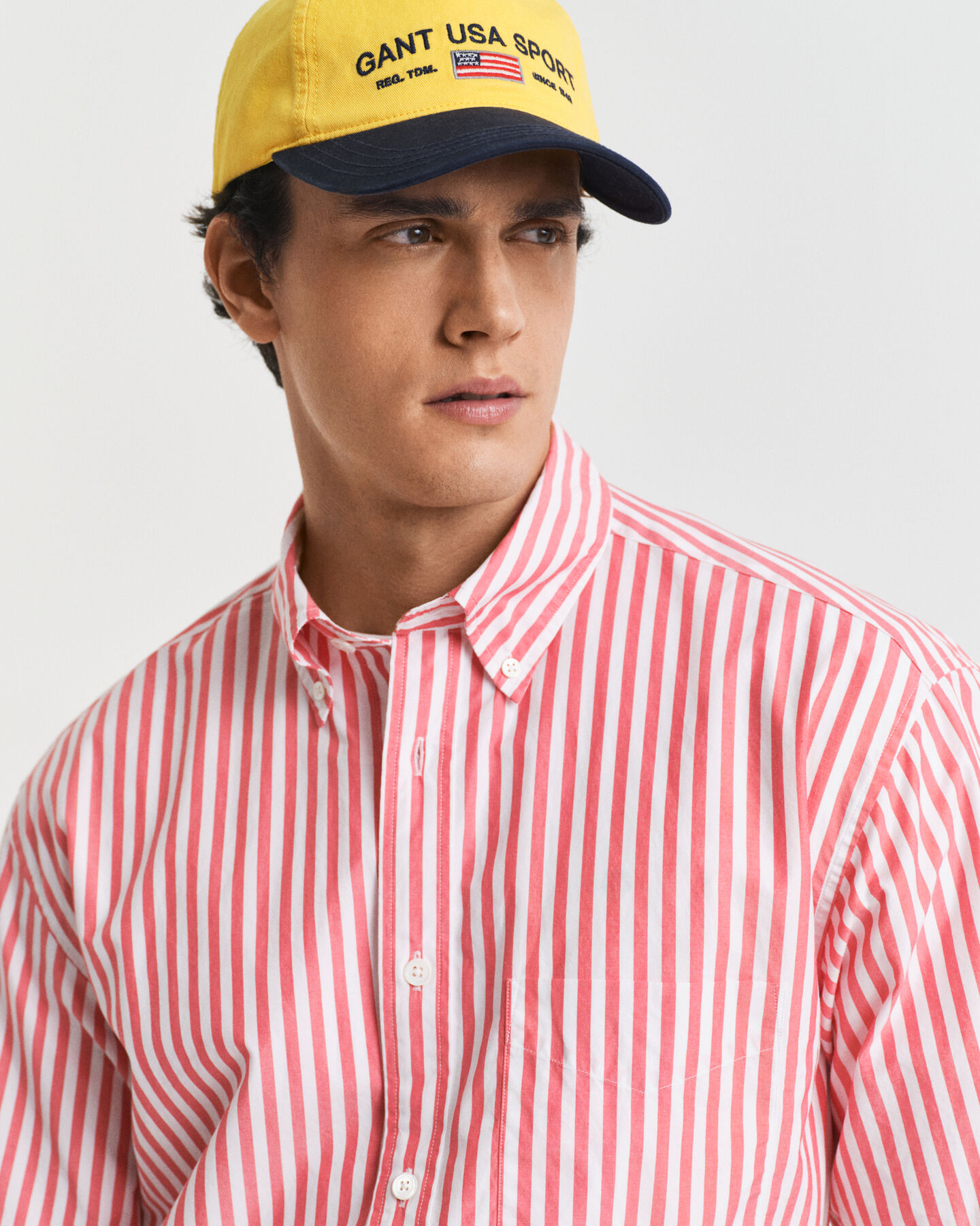 Camisa Relaxed Fit Heritage Poplin de manga corta