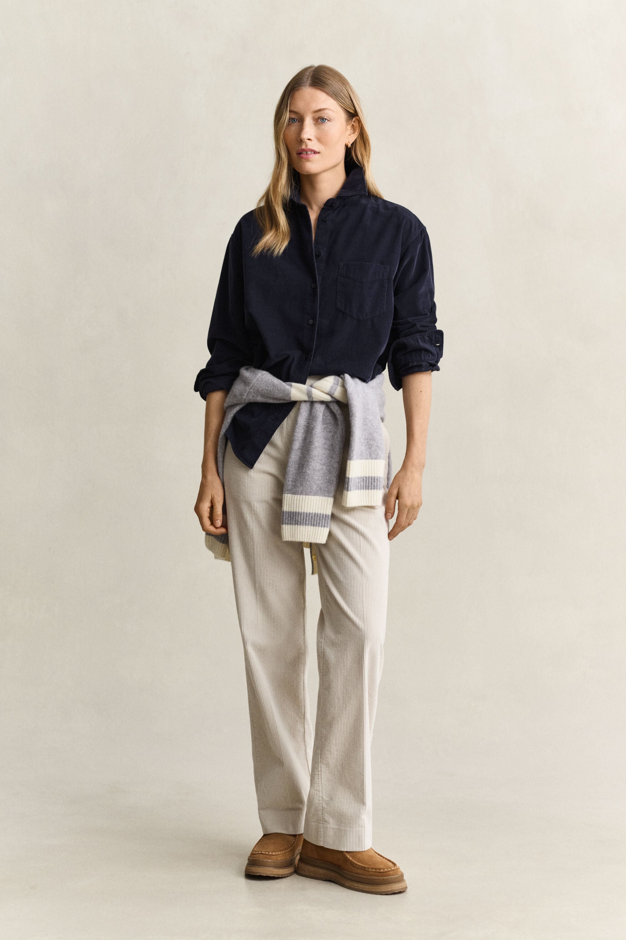 Camisa Relaxed Fit de pana