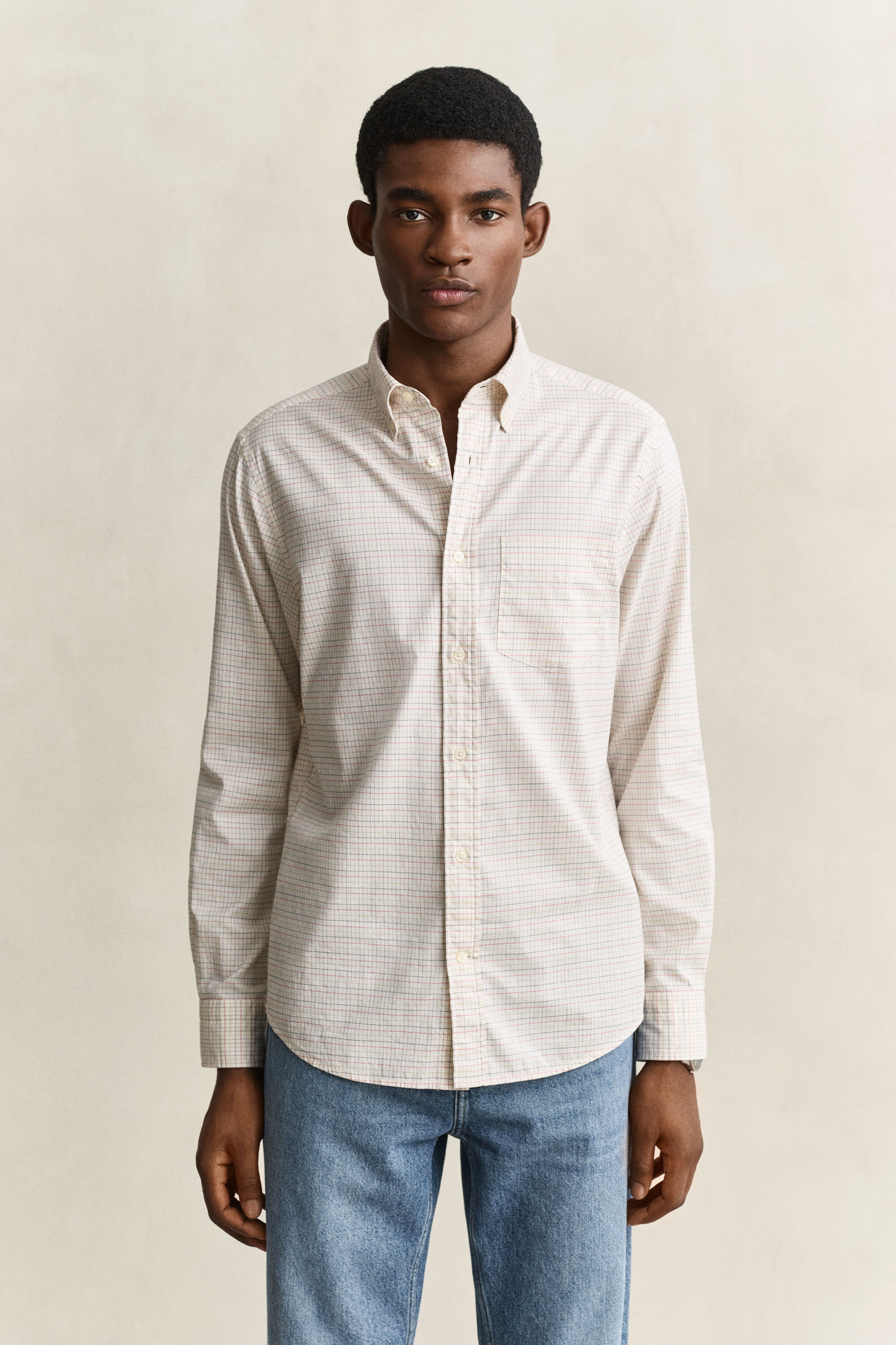 Camisa Oxford de cuadros Gant x Yale
