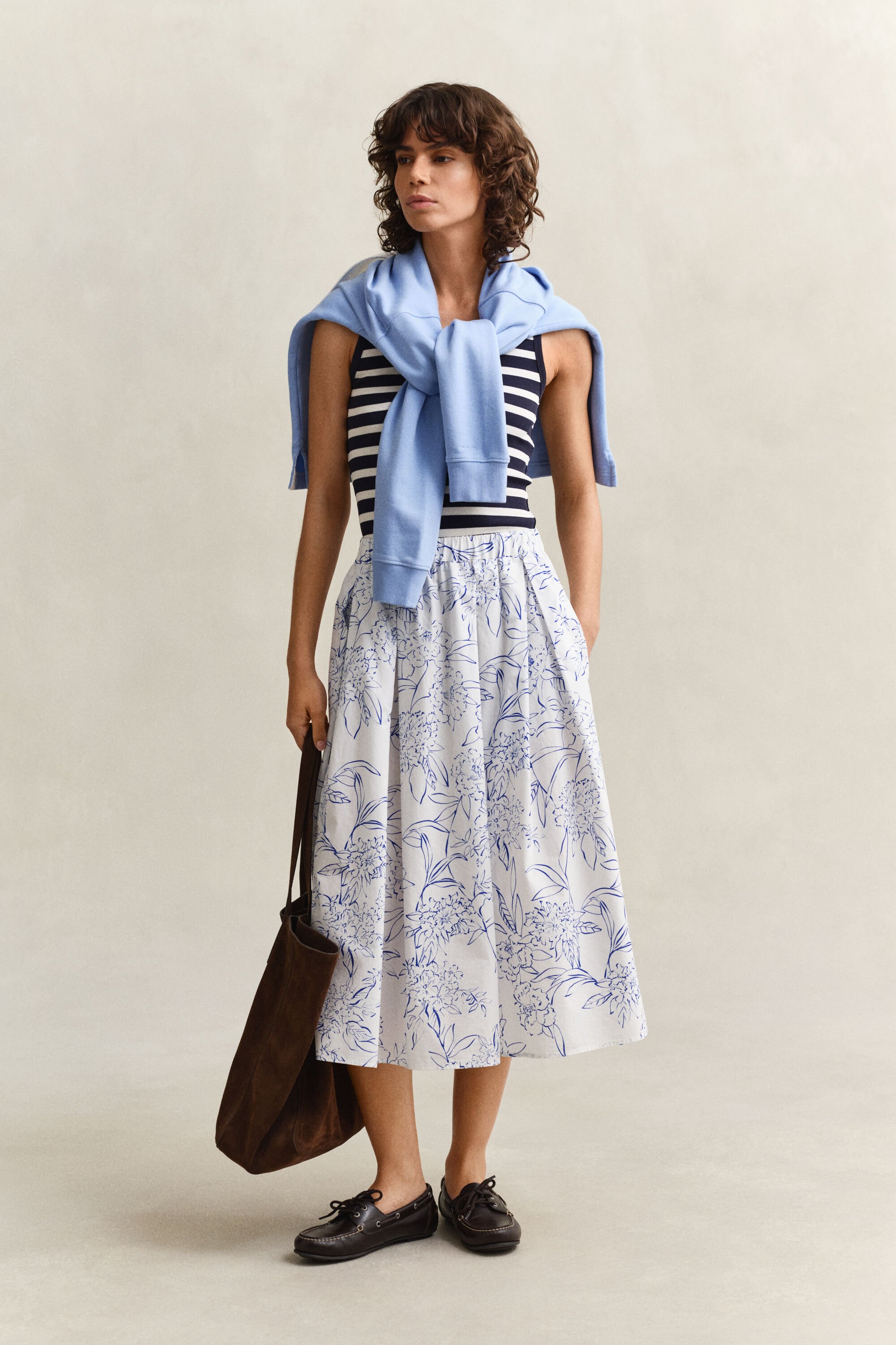 Camiseta de tirantes a rayas