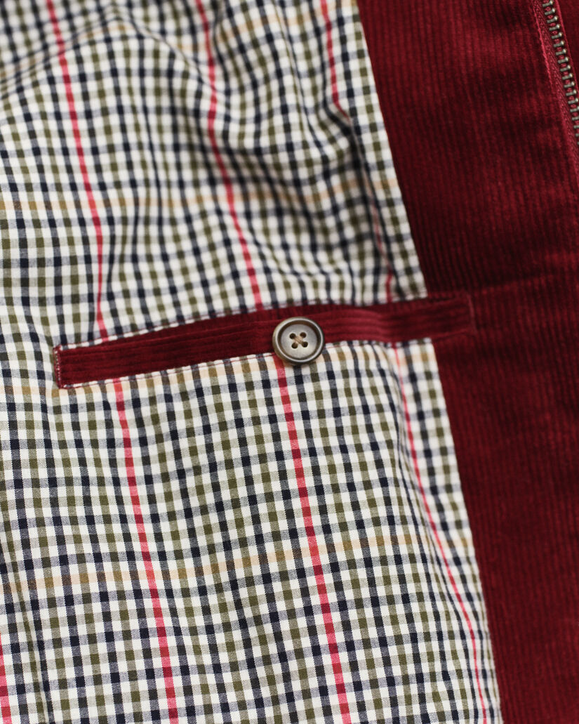 Cazadora Harrington de pana