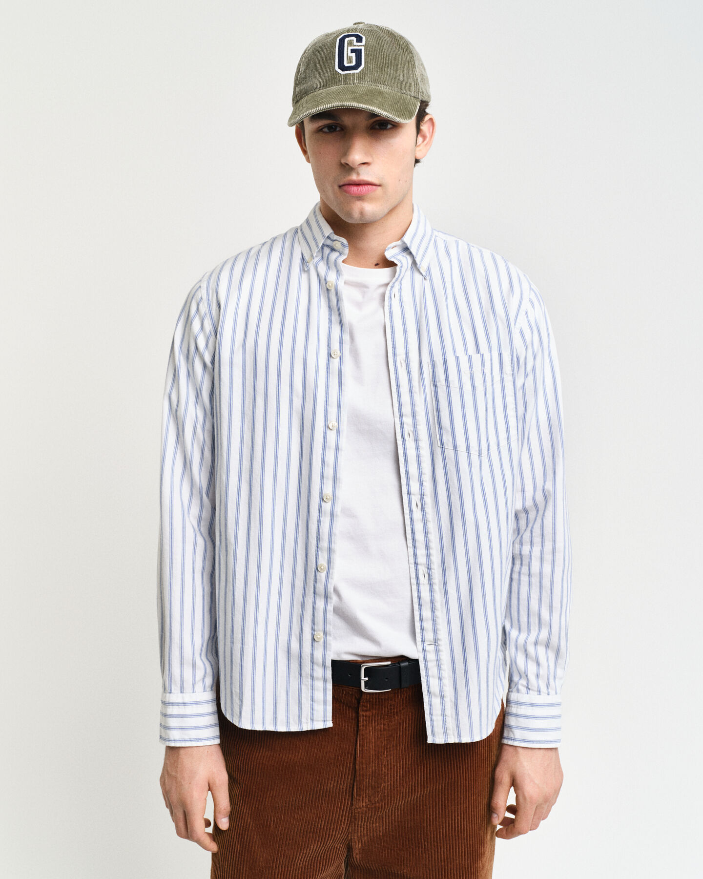 Camisa Oxford Regular Fit Archive a rayas