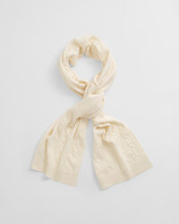 Bufanda de punto de ochos en lana