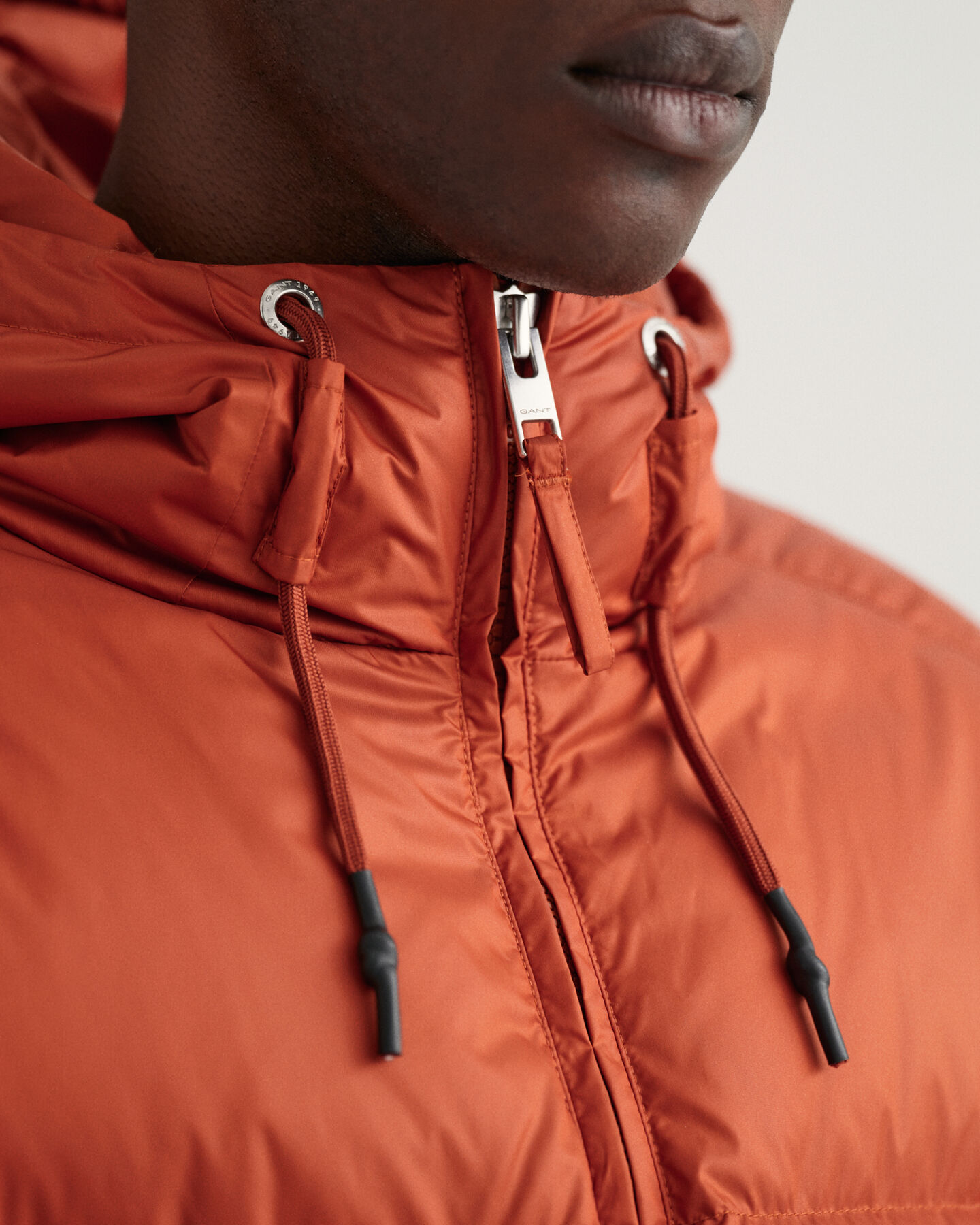 Chaqueta acolchada con lustre