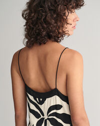 Vestido de tirantes Palm Print