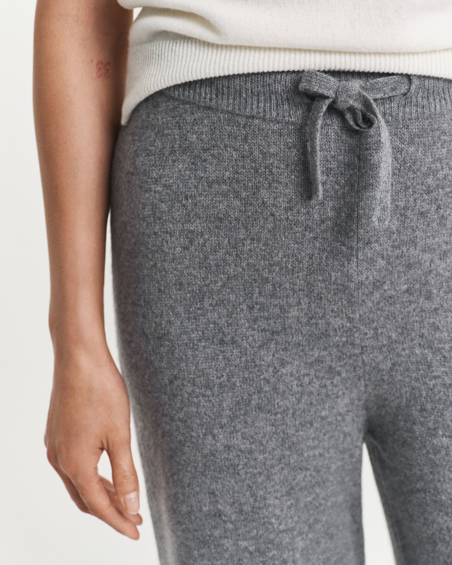 Pantalones de punto de lana