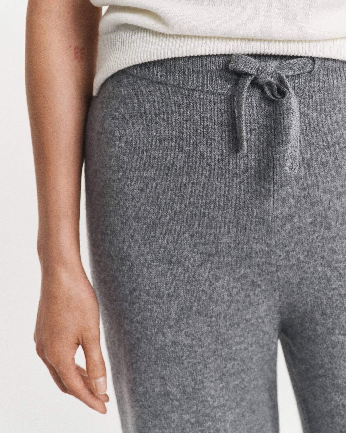 Pantalones de punto de lana