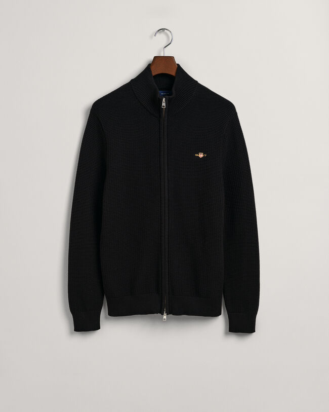 Cárdigan de algodón Textured