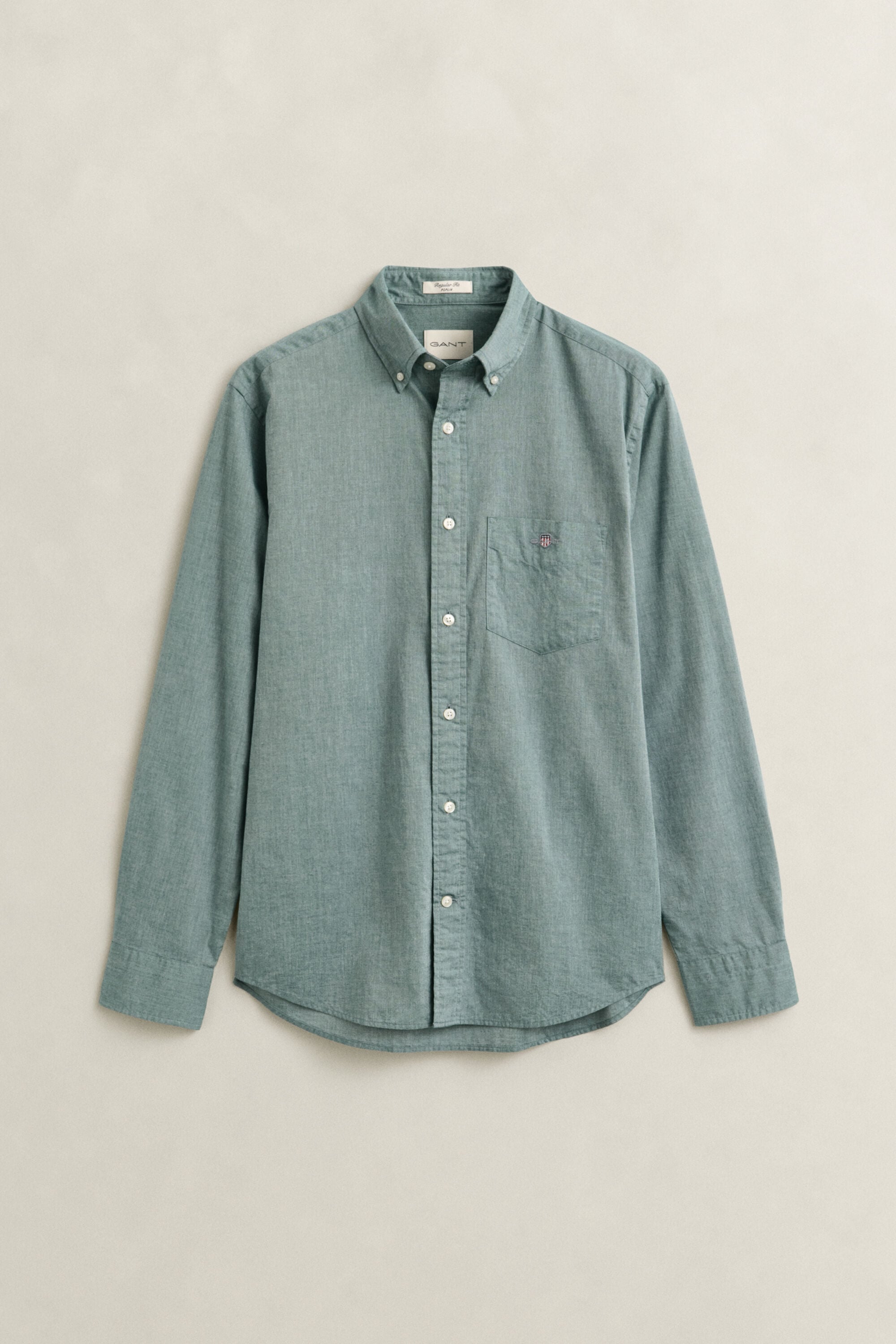 Camisa de popelina Regular Fit clásica