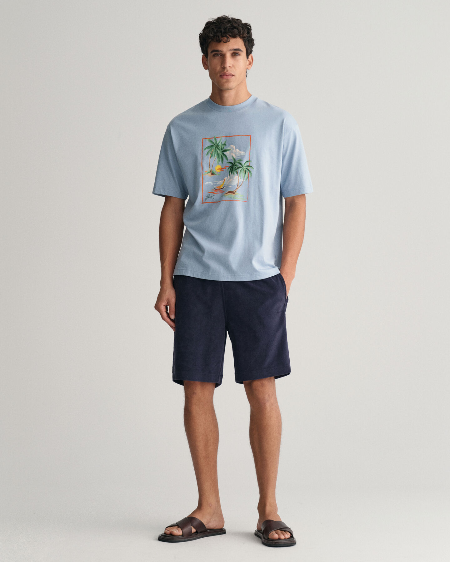 Camiseta Hawaiian Print