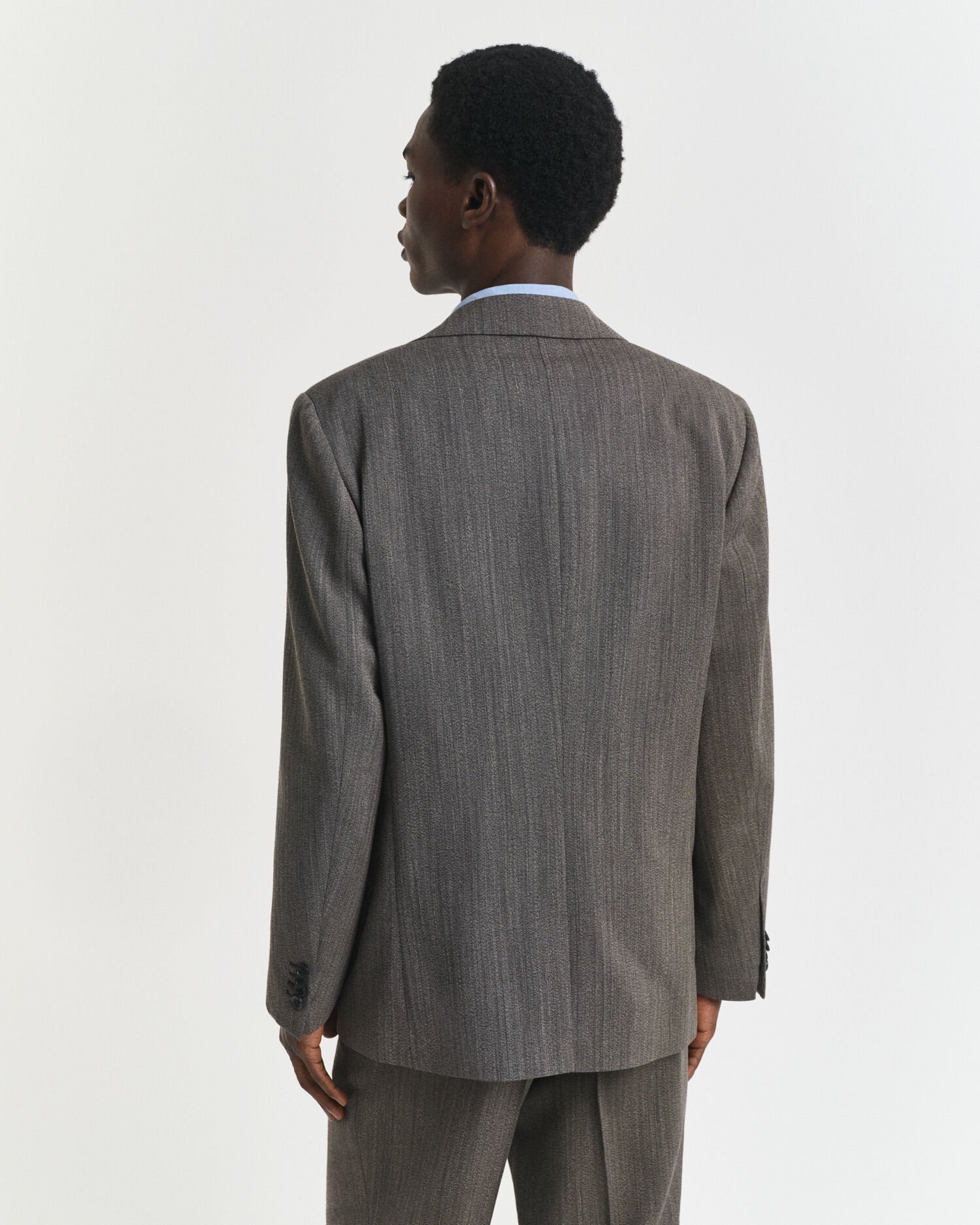 Chaqueta de traje con diseño de espiga