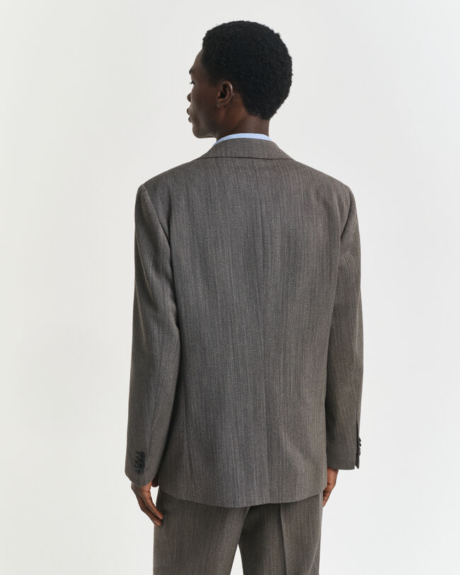 Chaqueta de traje con diseño de espiga