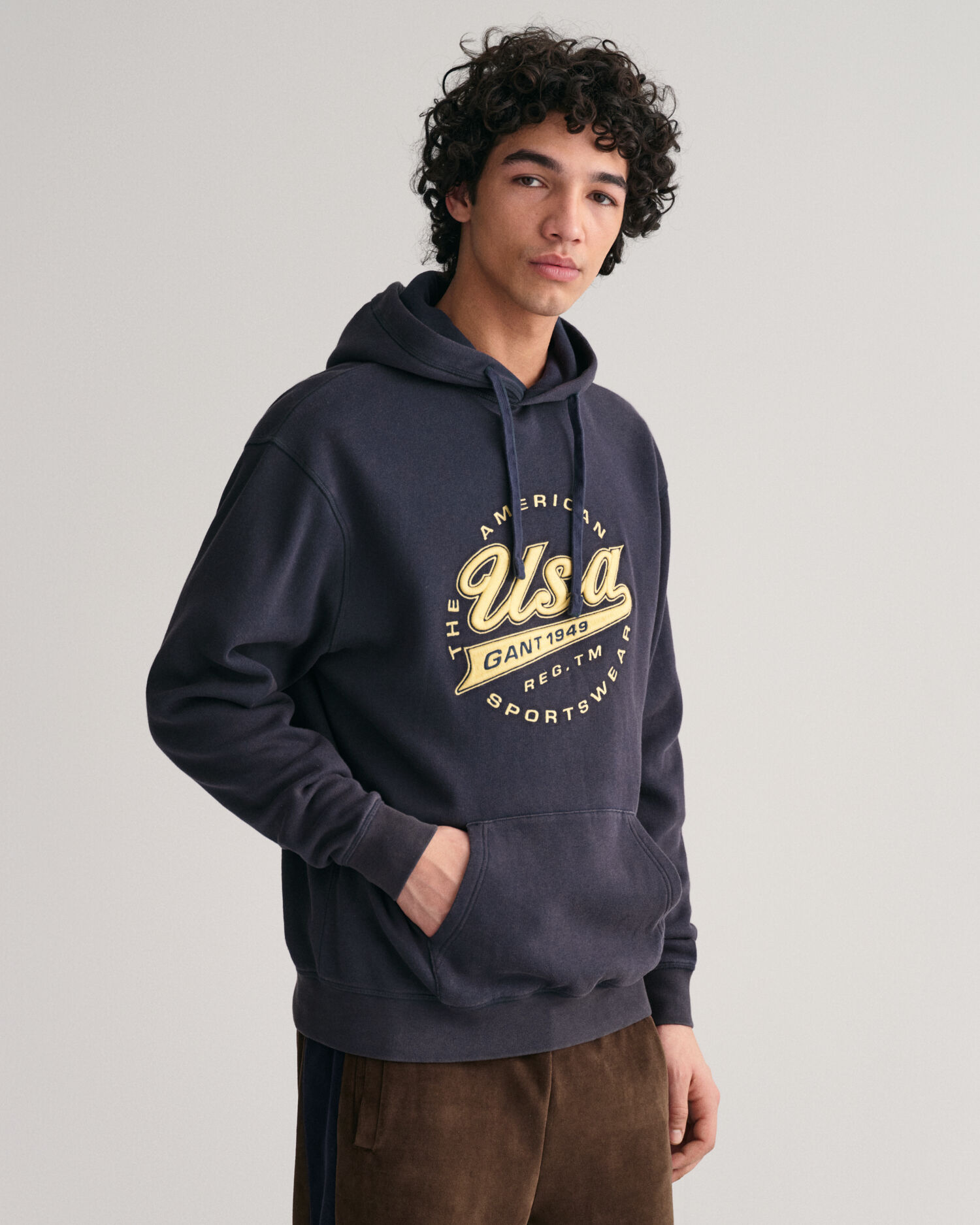 Sudadera best sale gant gris