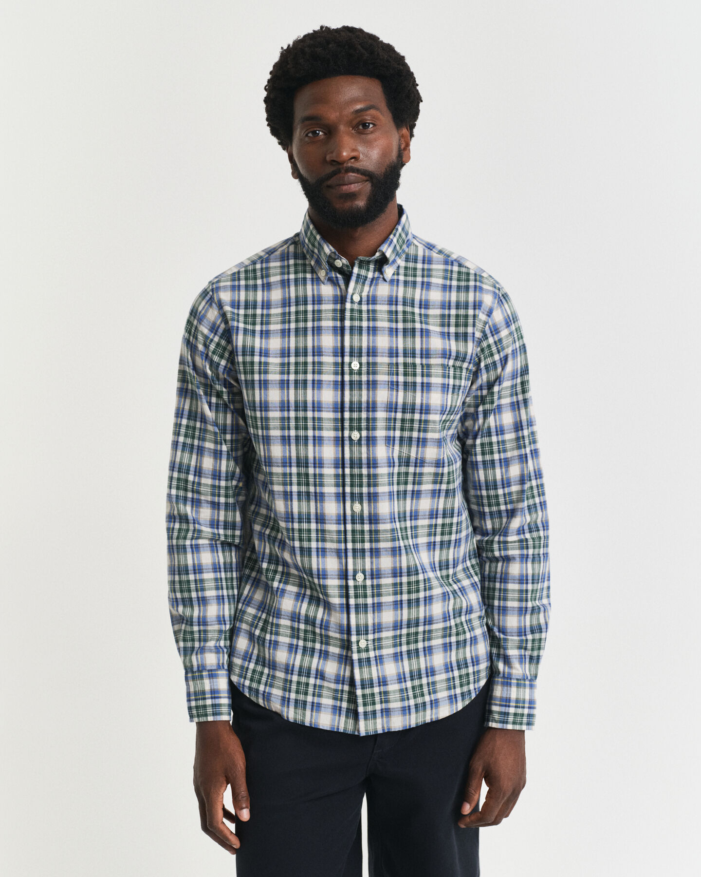 Camisa Regular Fit de popelina Archive a cuadros