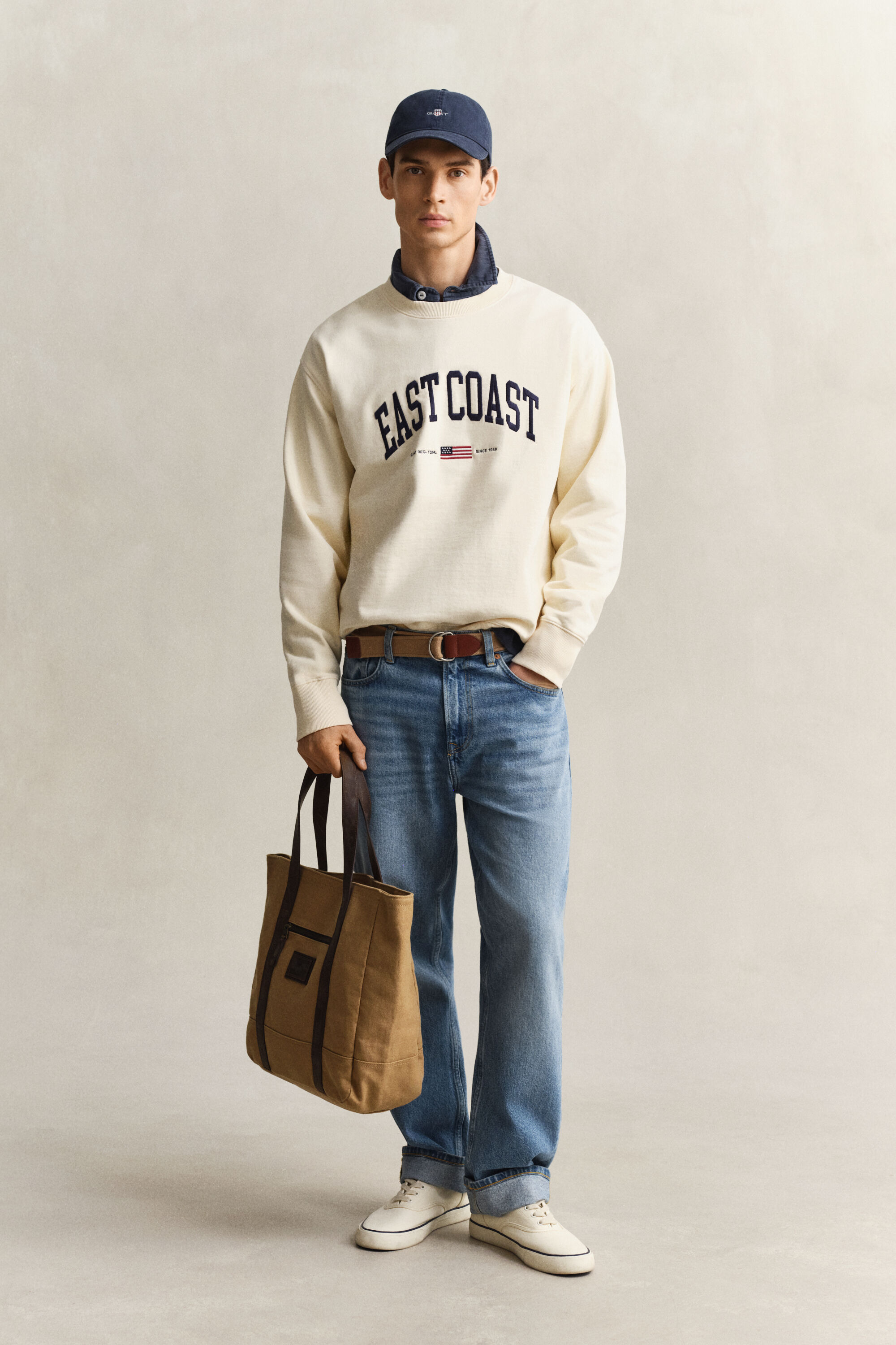 Sudadera con estampado de espray