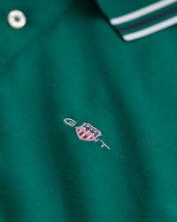 Polo de cuello con ribetes