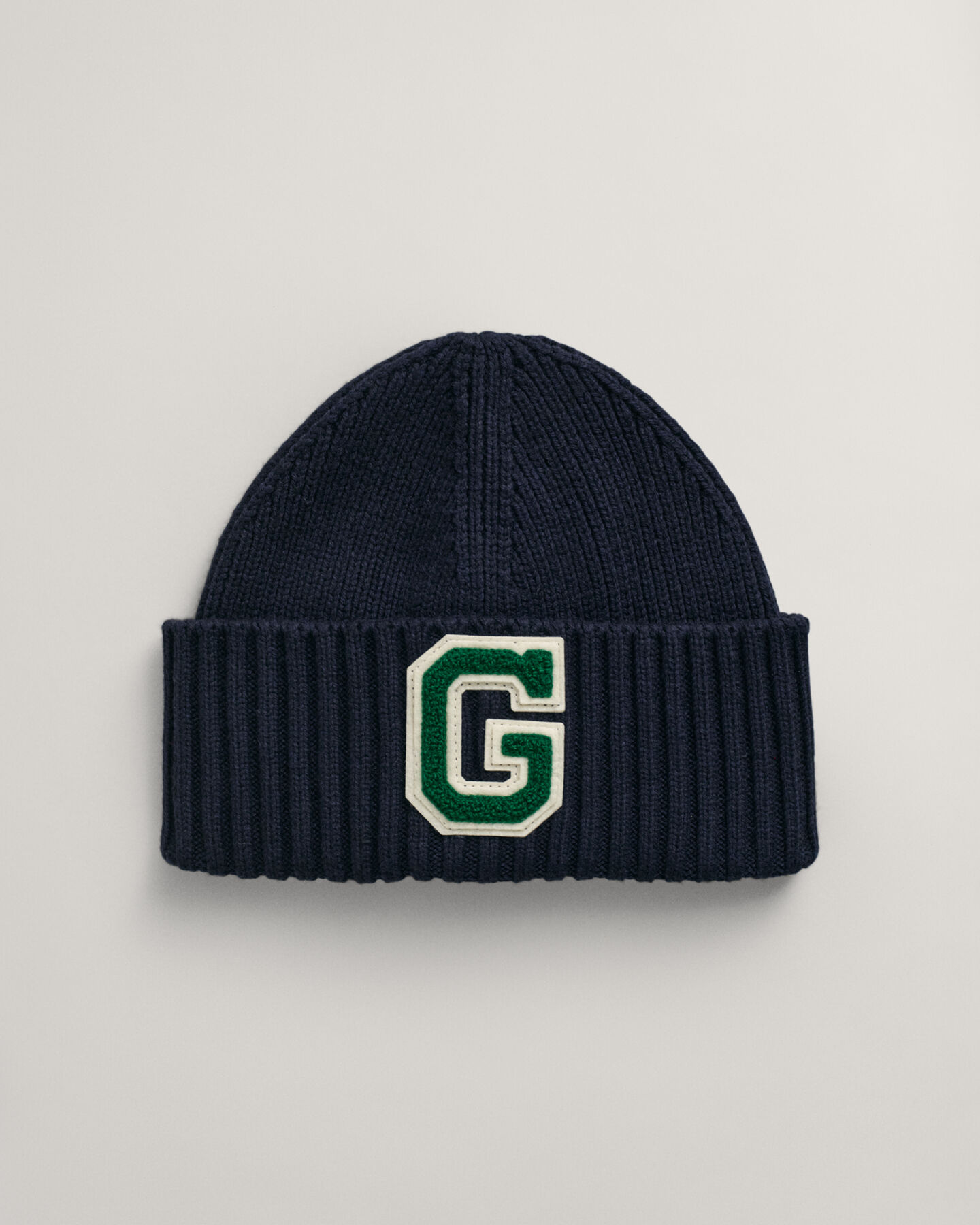 Gorro de punto acanalado con insignia G Teens