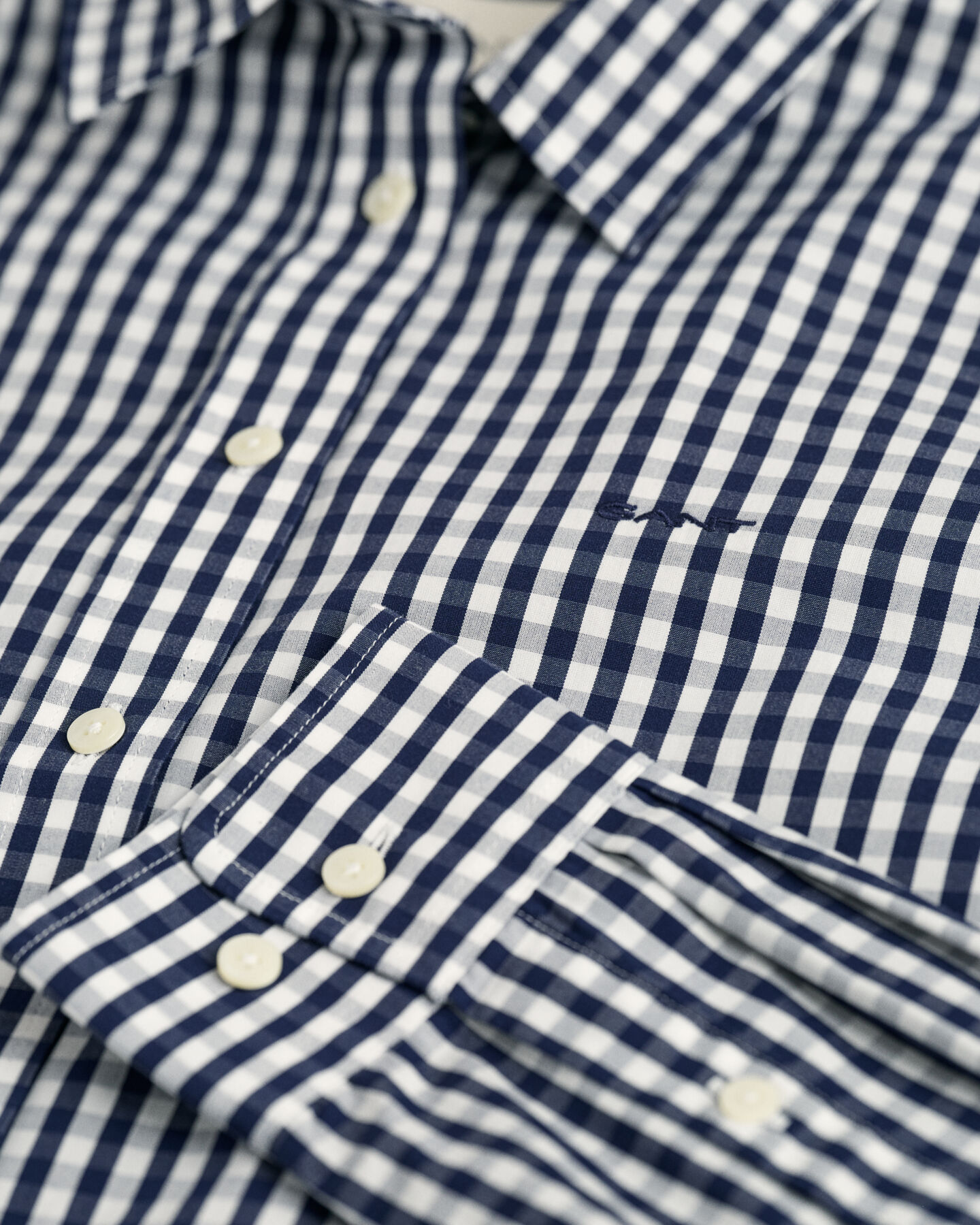 Camisa Regular Fit de popelina a cuadros Vichy