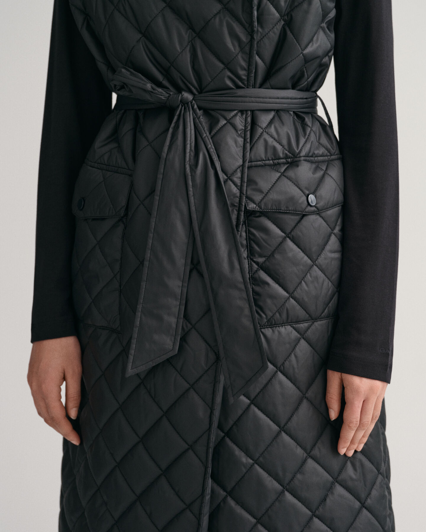 Chaleco acolchado largo