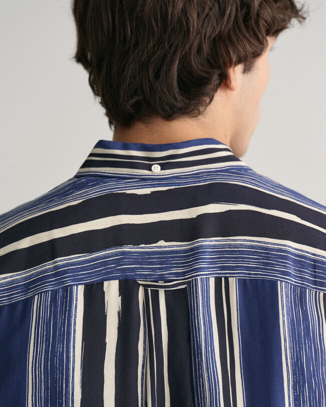 Camisa de seda estampada Relaxed Fit