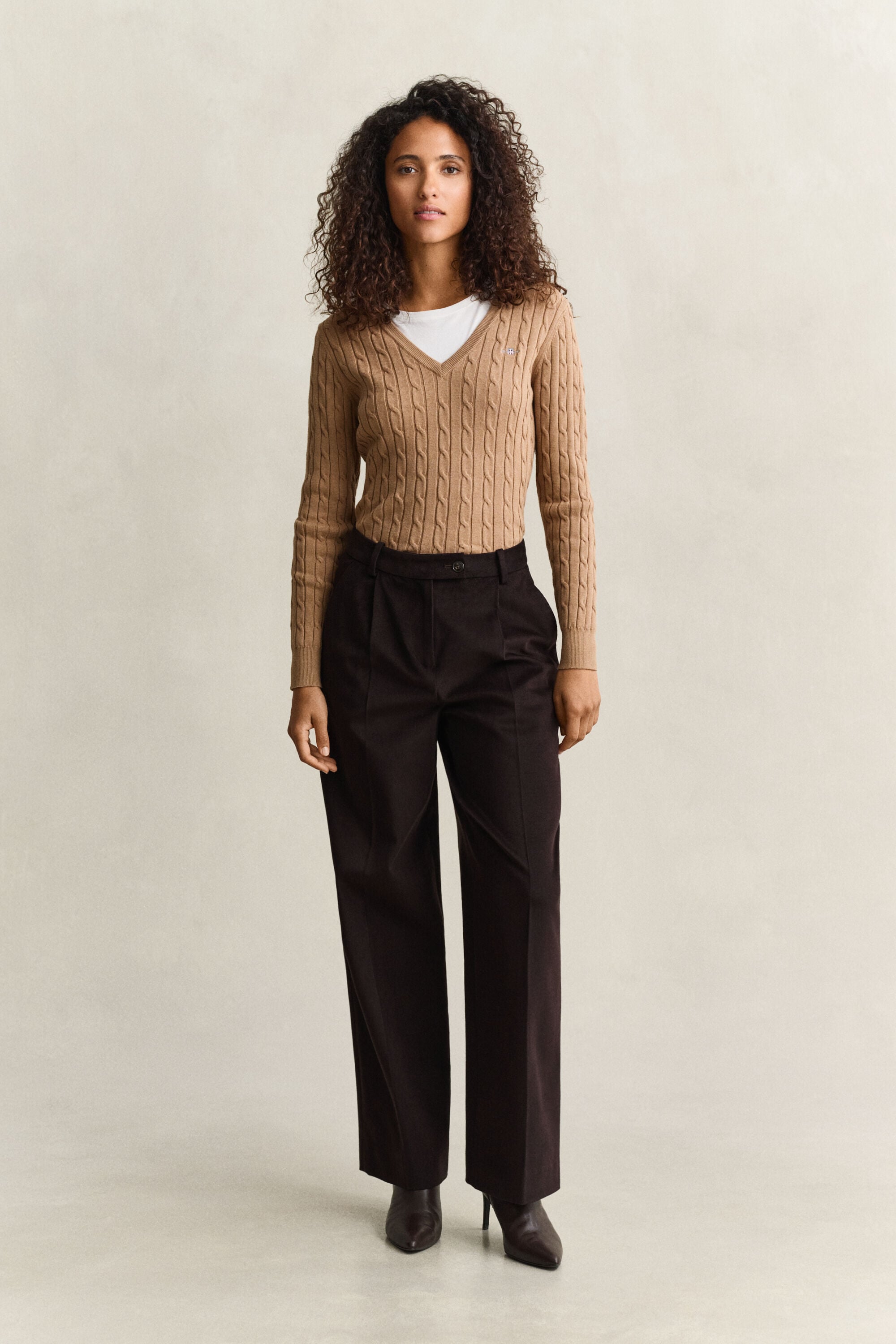 Pantalones de sarga aterciopelada