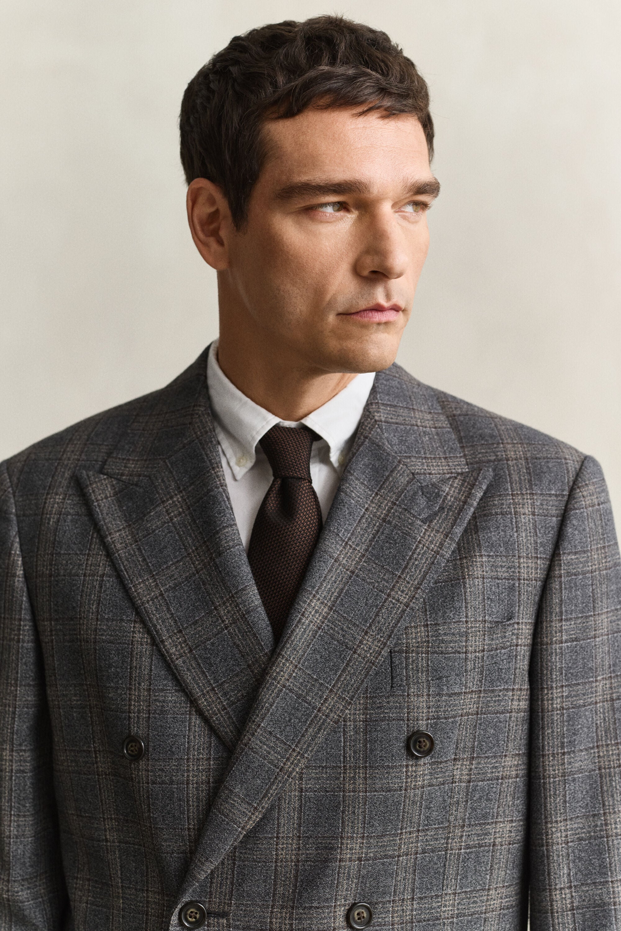 Americana de traje Glen Check