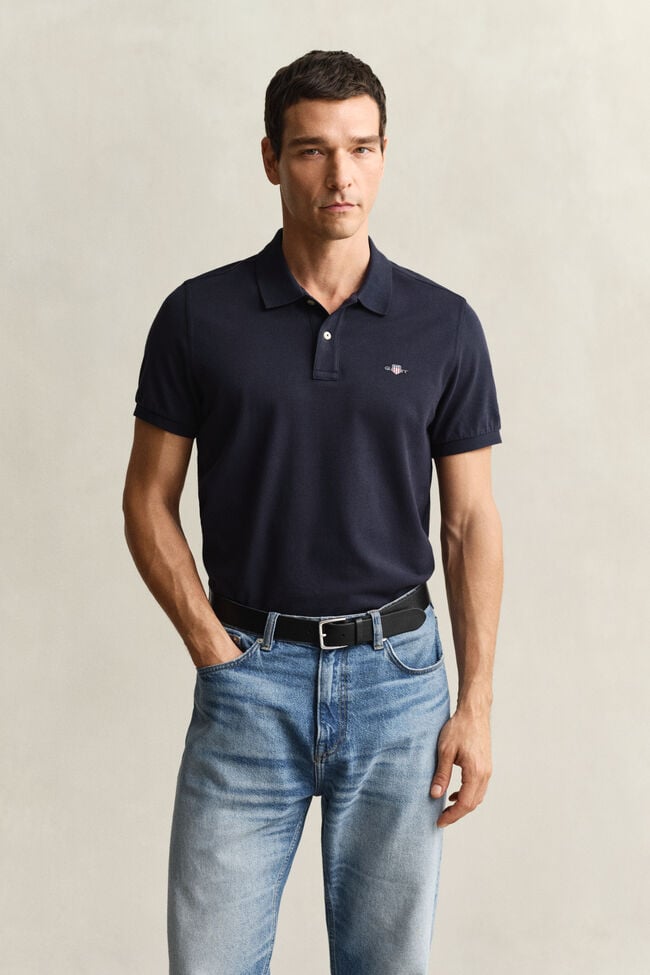 Polo de piqu&eacute; Regular Fit Shield
